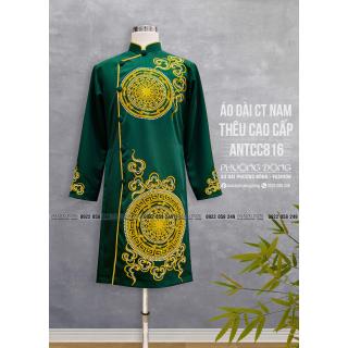 Áo Dài Cách Tân Nam Thêu Cao Cấp ANTCC816
